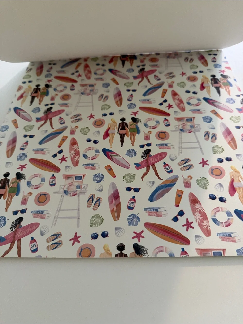 Craft smith surfer girl paper pad (scrap book or planner etc)